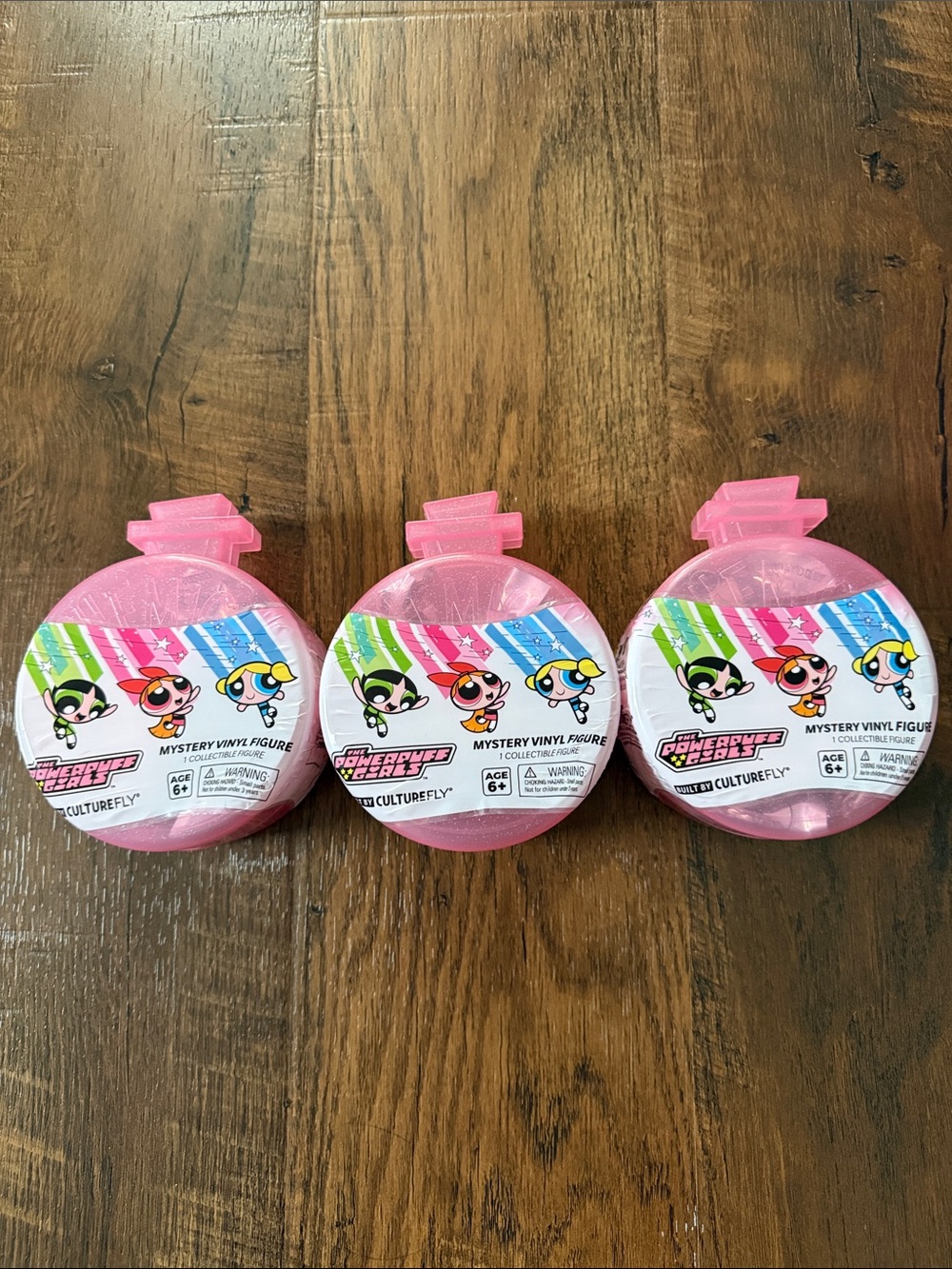 Powerpuff Girls Mystery Vinyl Figure Blind Capsules - 3 pack